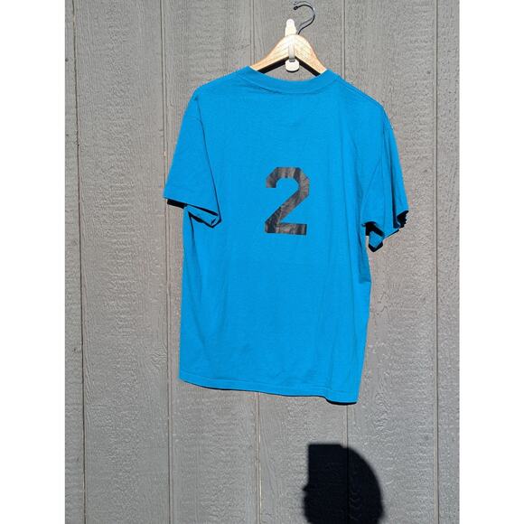 Hair Force retro style t shirt hairspray L short sleeve blue beauty top - Picture 4 of 4